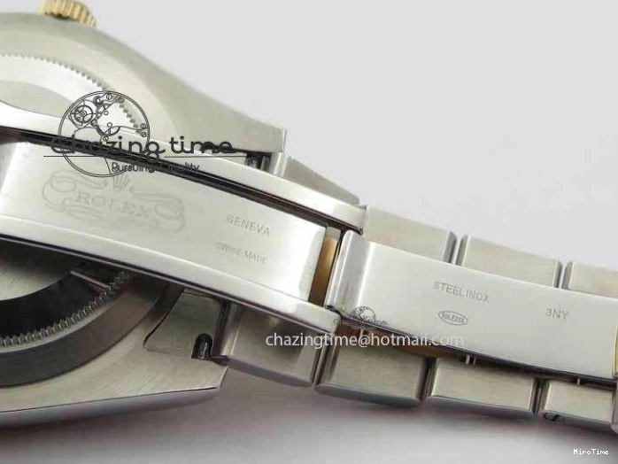 MiroTime 1218 Sleek DateJust II 41mm SS RG BP Maker Best Edition RG Roman Dial On SS RG Bracelet SA 3711